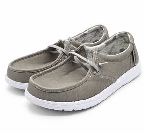Hurley Ojai Womens 7.5 Light Gray Memory Foam Lightweight Casual Lace Up Shoes